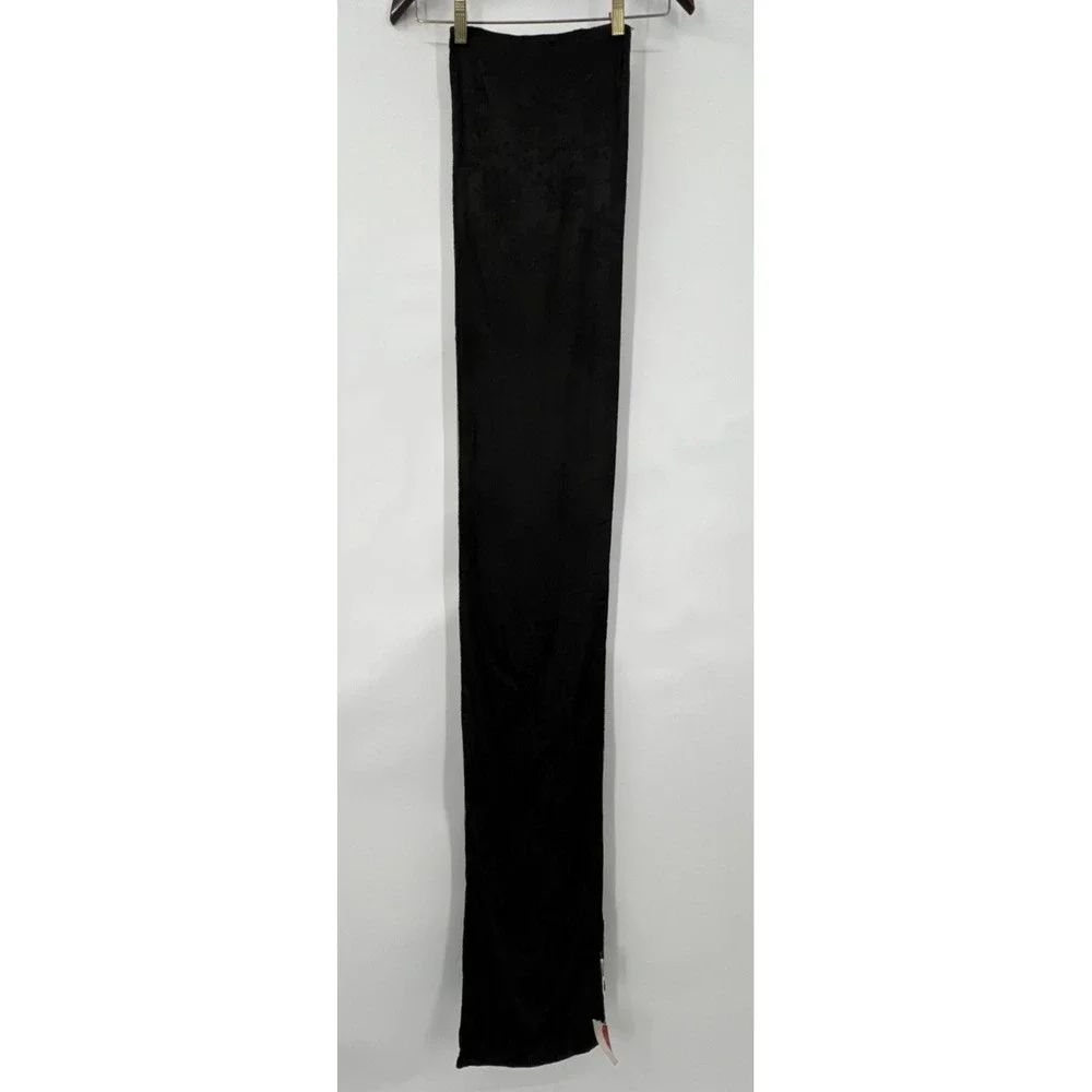Vintage April Cornell Scarf Striped Velvet Lined Floral Boho Romantic‎